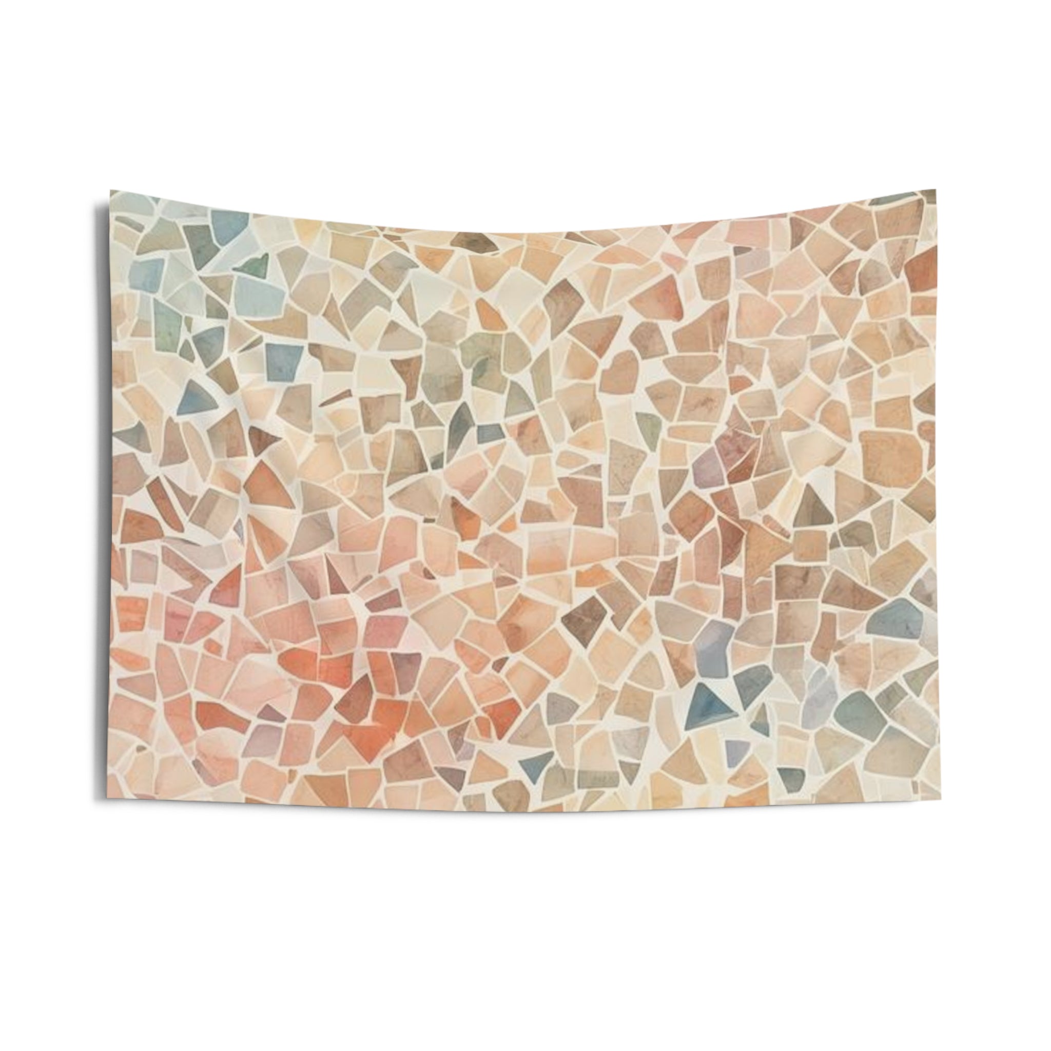 Elegant Mosaic Indoor Wall Tapestries by Rosetta Creative Boutique– Bohemian Home Decor, Living Room Accent, Bedroom Wall Art, Unique Gift Ideas, Cozy Atmosphere - Rosetta Creative Boutique